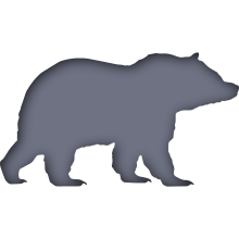 Piktogramm des Sammelnamens Bären