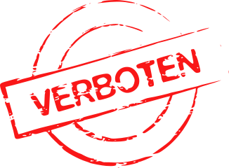 Verboten-Stempel